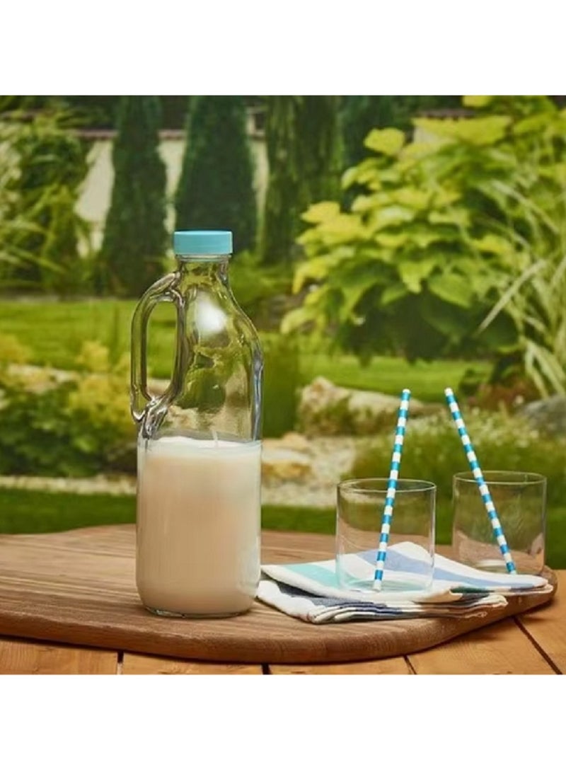 Pasabahce Basic Glass Bottle, 1400 Ml Capacity, 298.5 Mm Height Clear - Image 3