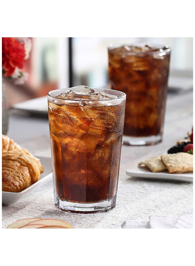 باساباتشي طقم كؤوس شراب طويلة كازابلانكا 3 قطع سعة 415 مل، ارتفاع 130 مم، قطر 87 مم، مقسّى بالكامل - Image 5