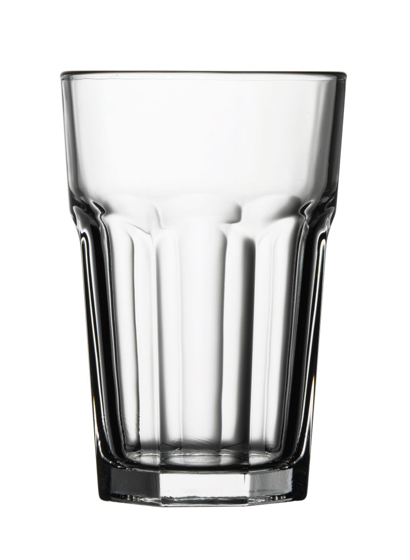 باساباتشي طقم كؤوس شراب طويلة كازابلانكا 3 قطع سعة 415 مل، ارتفاع 130 مم، قطر 87 مم، مقسّى بالكامل - Image 3