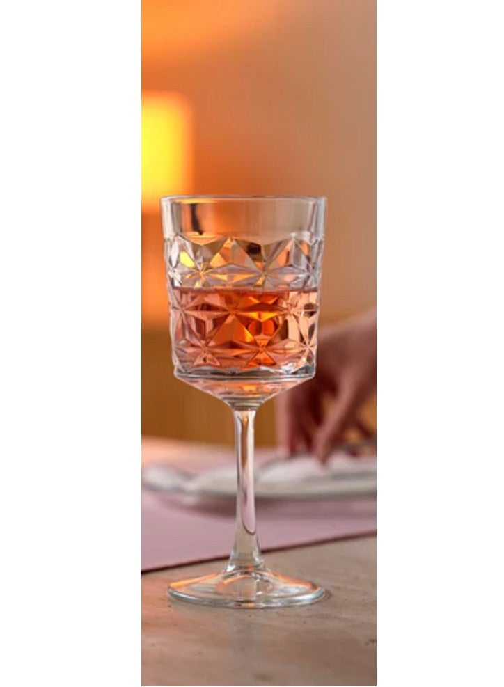 باساباتشي طقم كؤوس نبيذ أحمر استريلا 4 قطع سعة 330 مل، ارتفاع 205 مم، قطر 86.5 مم - Image 5