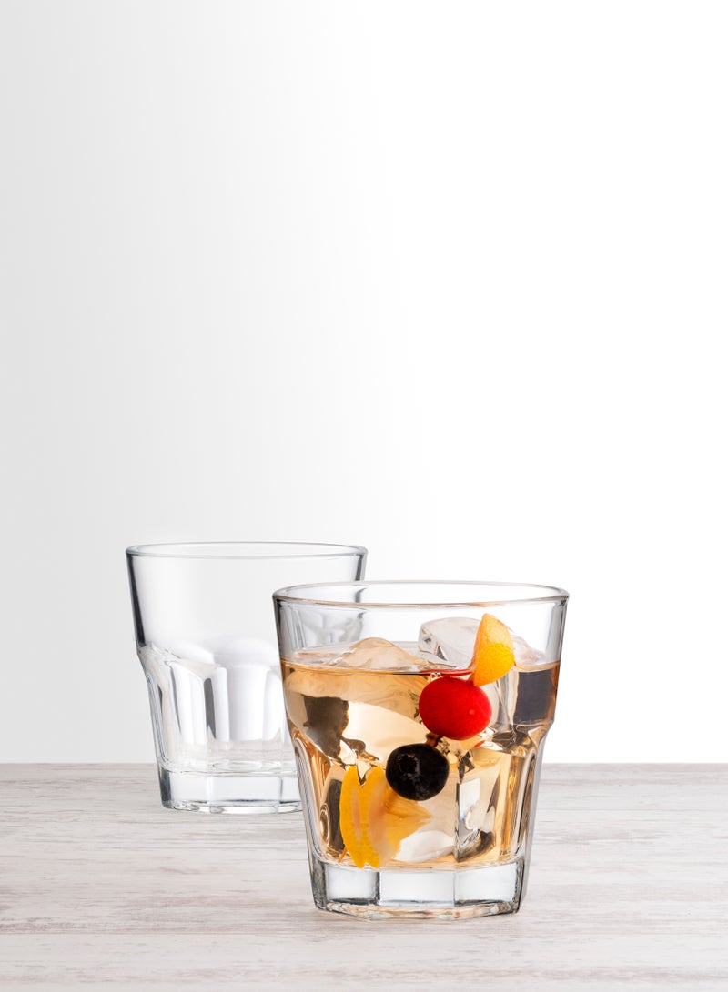 باساباتشي طقم كؤوس ويسكي كازابلانكا 3 قطع سعة 245 مل، ارتفاع 89 مم، قطر 84 مم، مقسّى بالكامل - Image 5
