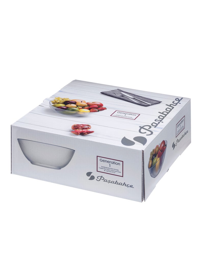 باساباتشي وعاء خدمة زجاجي من الجيل 2420 مل، ارتفاع 95 مم، قطر 240 مم - Image 4