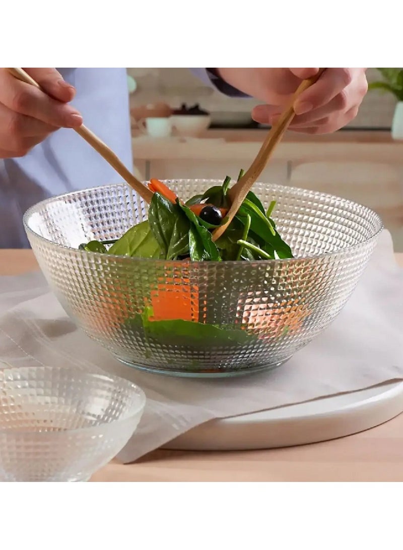 باساباتشي وعاء خدمة زجاجي من الجيل 2420 مل، ارتفاع 95 مم، قطر 240 مم - Image 3