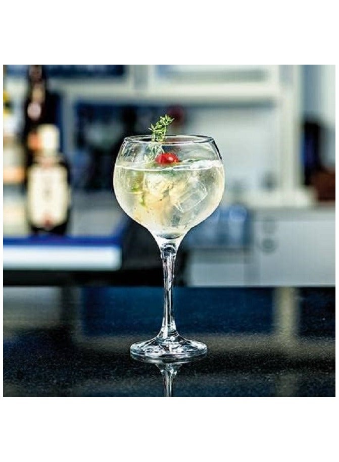 باساباتشي 2 Pieces Ambassador Burgundy, Large Wine Glass, 790 Ml, 232 Mm Height, 95 Mm Diameter Clear  - Image 3