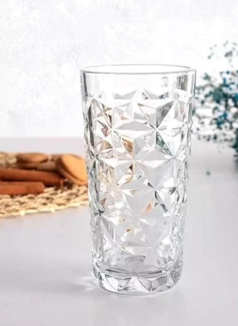 Pasabahce 4 Pieces Estrella Long Drink Tumbler, 360 Ml, 150 Mm Height, 85 Mm Diameter Clear - Image 2