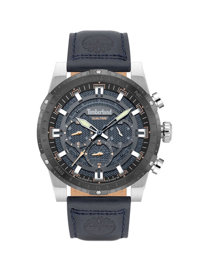 Timberland Men's Timberland Fitzwilliam - Mens Watch - Navy Dial, Navy Leather Strap - Image 1