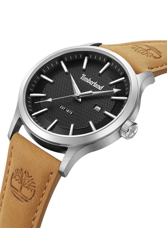 Timberland Men's Timberland Trumbull Quartz - Mens Watch - Black Dial, Tan Leather Strap - Image 1