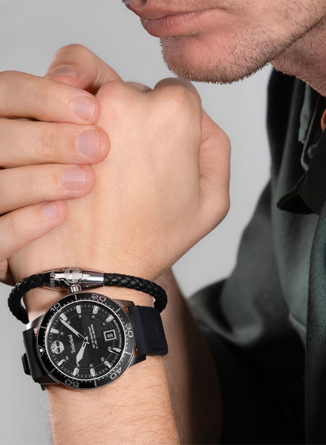 Timberland Men's Timberland Longmeadow Quartz - Mens Watch - Black Dial, Black Silicone Strap  - Image 4