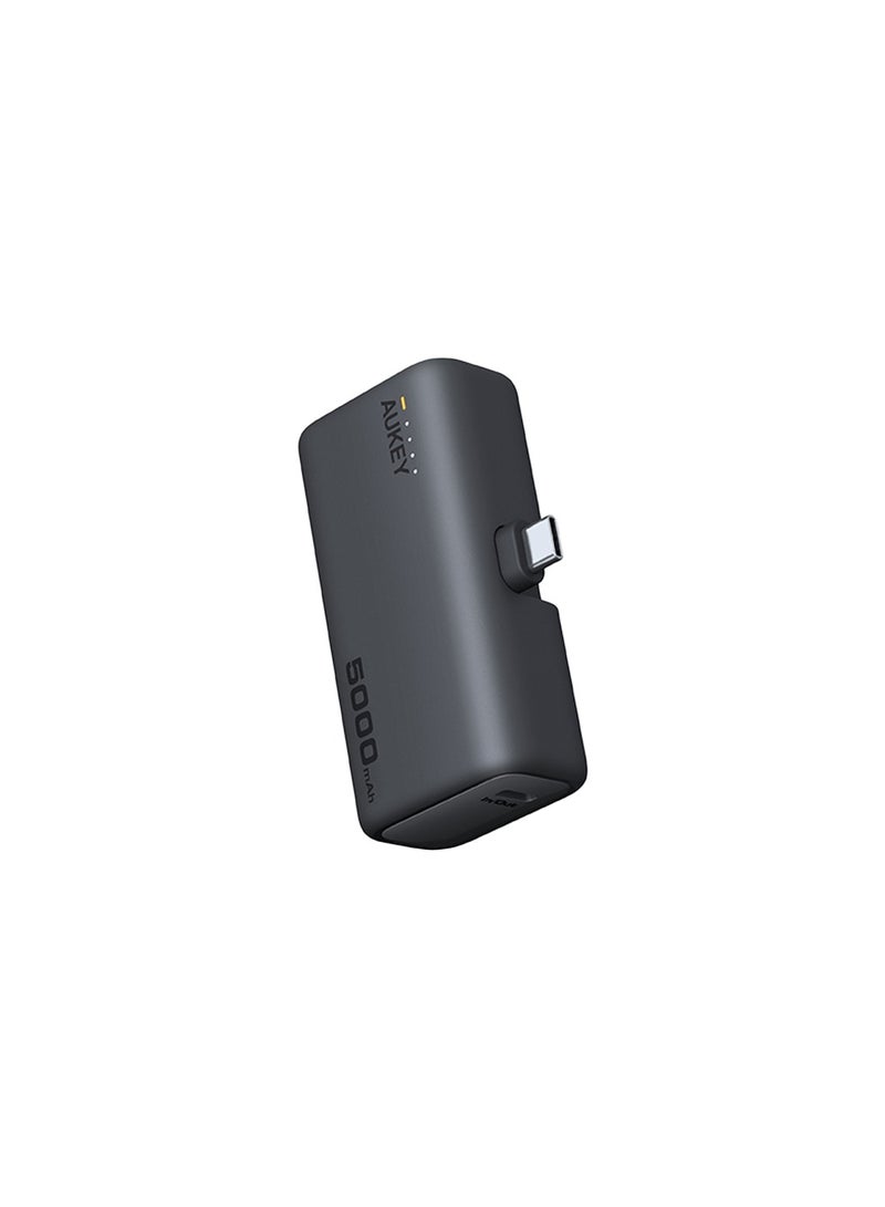 Aukey 5000 mAh Power Bank Spark 20W Charging Y59 Grey  - Image 3