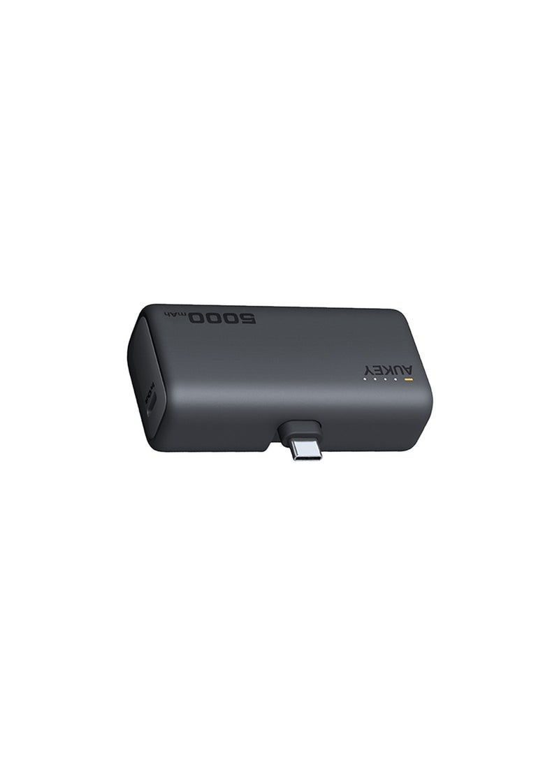 Aukey 5000 mAh Power Bank Spark 20W Charging Y59 Grey  - Image 4