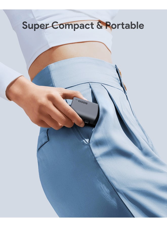 Aukey 5000 mAh Power Bank Spark 20W Charging Y59 Grey - Image 4