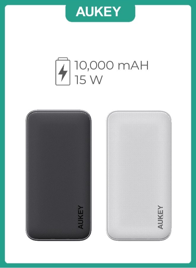 Aukey Power Bank With 15W Charging Y46 Grey - Image 1