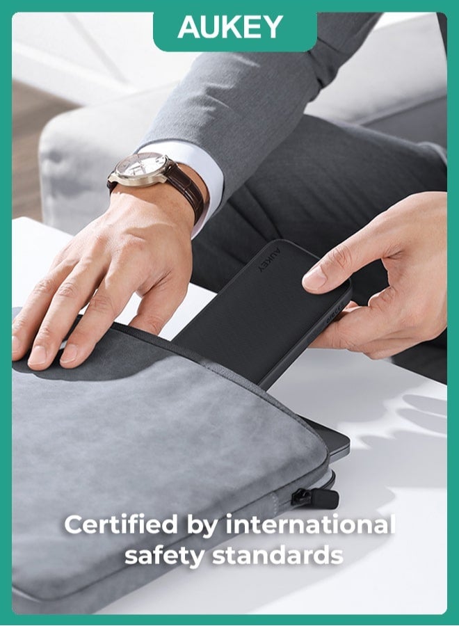 Aukey Power Bank With 15W Charging Y46 Grey - Image 4