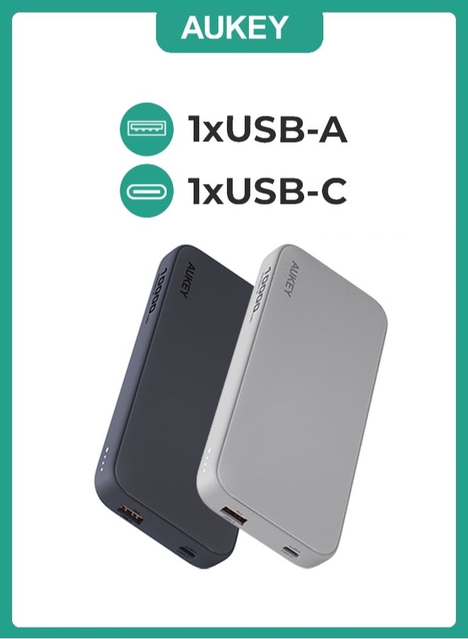 Aukey Power Bank With 15W Charging Y46 Grey - Image 3