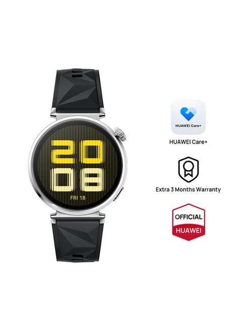Watch GT 5 41mm Smartwatch, up to 7 Days Battery Life, All-new Running and Cycling Experience, Sharp-Edged Design Watch, Health Tracking, Compatible with iOS and Android Black