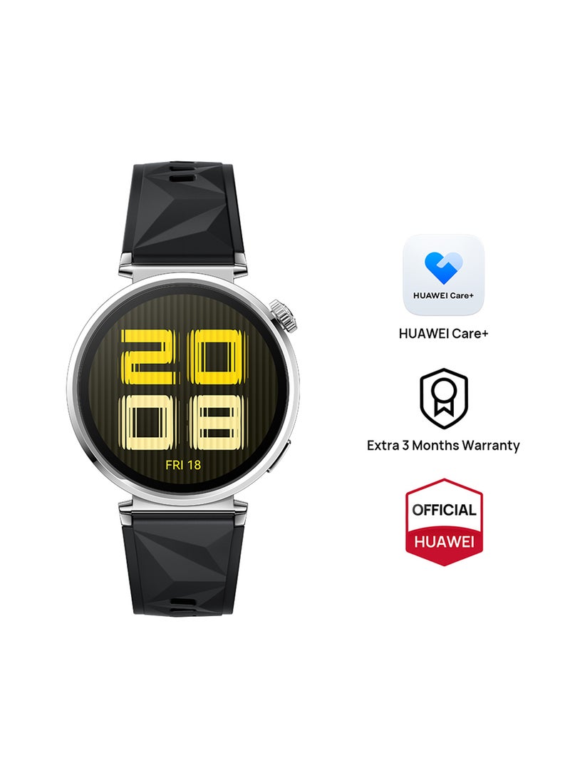 HUAWEI - Watch GT 5 41mm Smartwatch, up to 7 Days Battery Life, All-new Running and Cycling Experience, Sharp-Edged Design Watch, Health Tracking, Compatible with iOS and Android Black - Image 1
