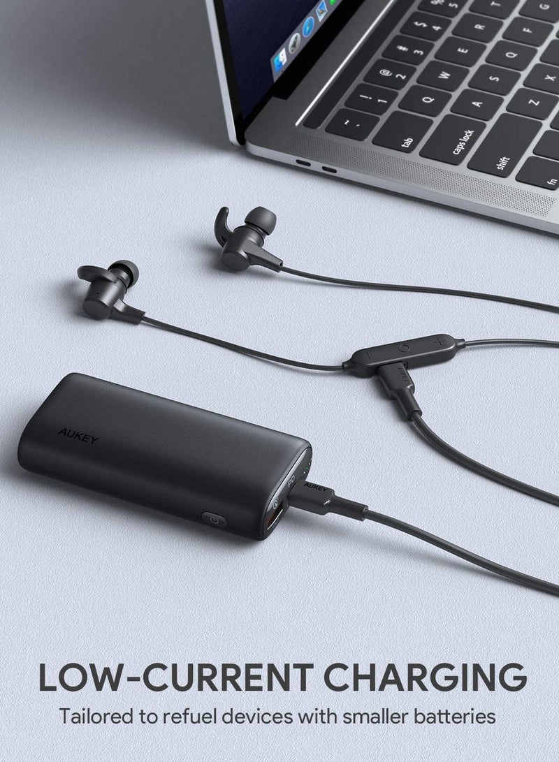 Aukey 10000 mAh Power Bank With 30W PD ,Y36P Black  - Image 3