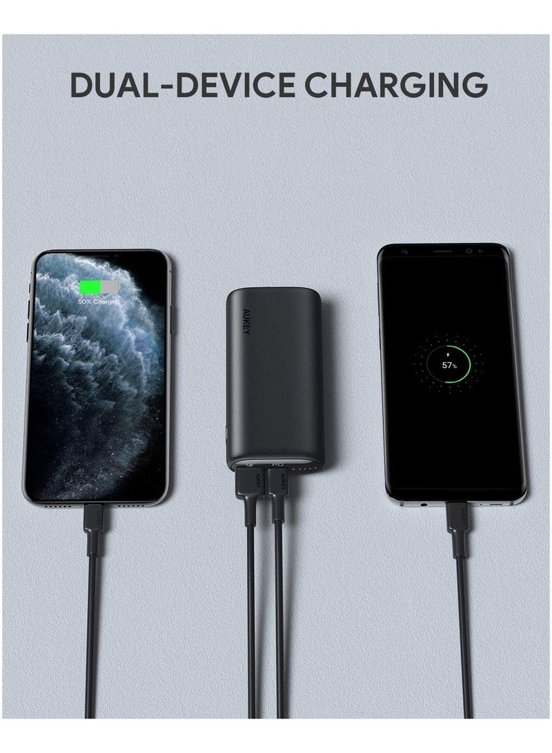 Aukey 10000 mAh Power Bank With 30W PD ,Y36P Black  - Image 5