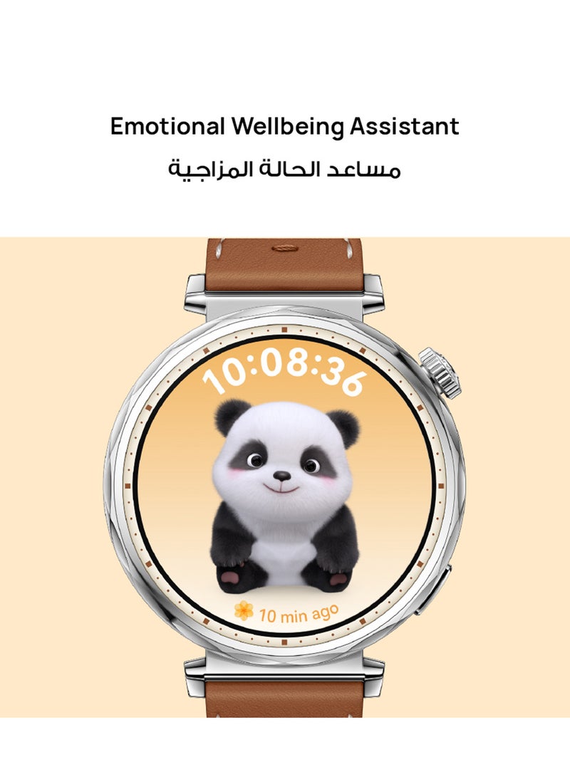 HUAWEI Watch GT 5 46mm Smartwatch, up to 14 Days Battery Life, All-new Running and Cycling Experience, Sharp-Edged Design Watch, Health Tracking, Compatible with iOS and Android - Fluoroelastomer Strap Black - Image 5