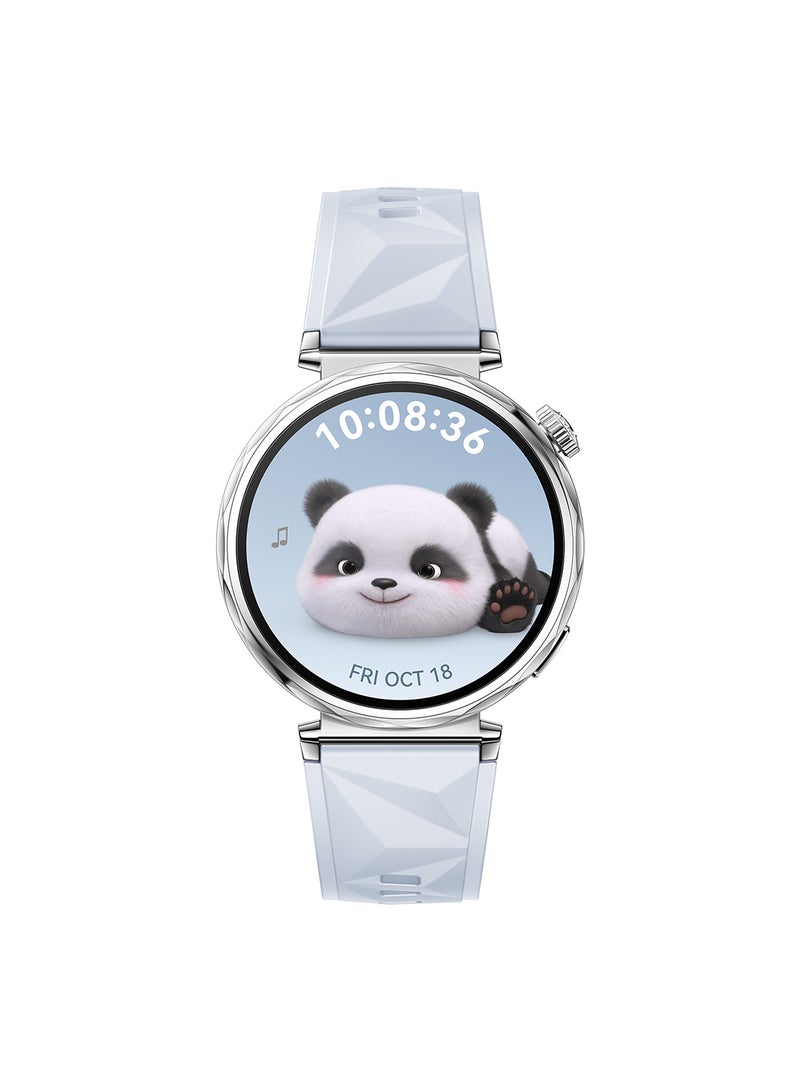 هواوي ساعة ذكية Watch GT 5 مقاس 41 مم، عمر بطارية يصل إلى 7 أيام، تجربة جديدة تمامًا للجري وركوب الدراجات، ساعة بتصميم حاد الحواف، تتبع الصحة، iOS وAndroid + سماعات أذن FreeBuds 5i - Image 2