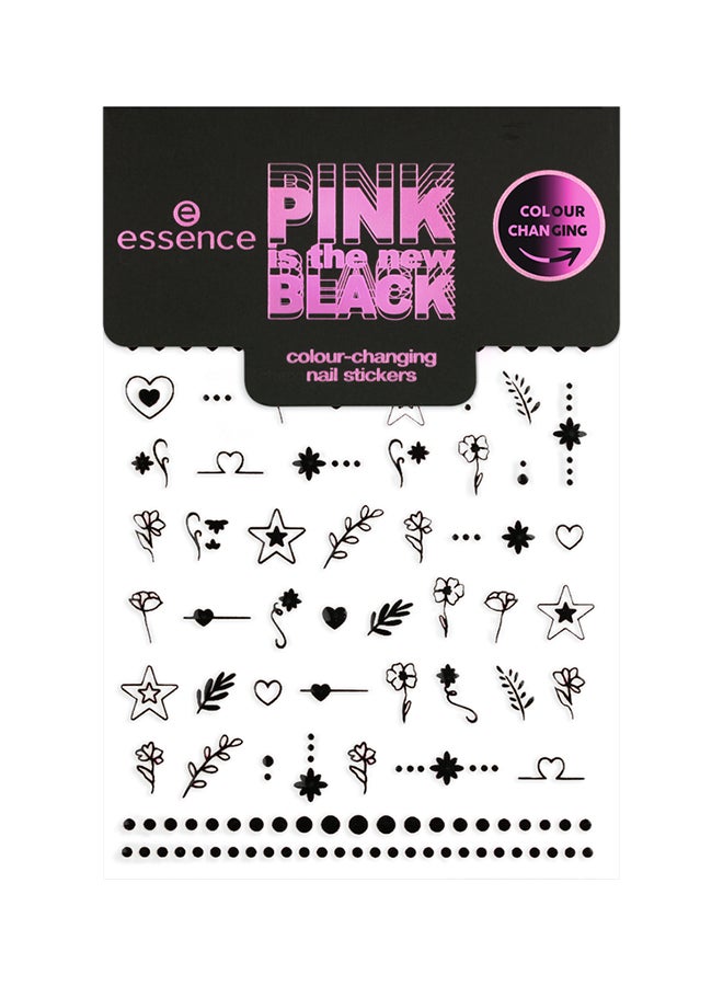 Pink Is The New Black Colour-Changing Nail Stickers 01 What The...Pink?! 