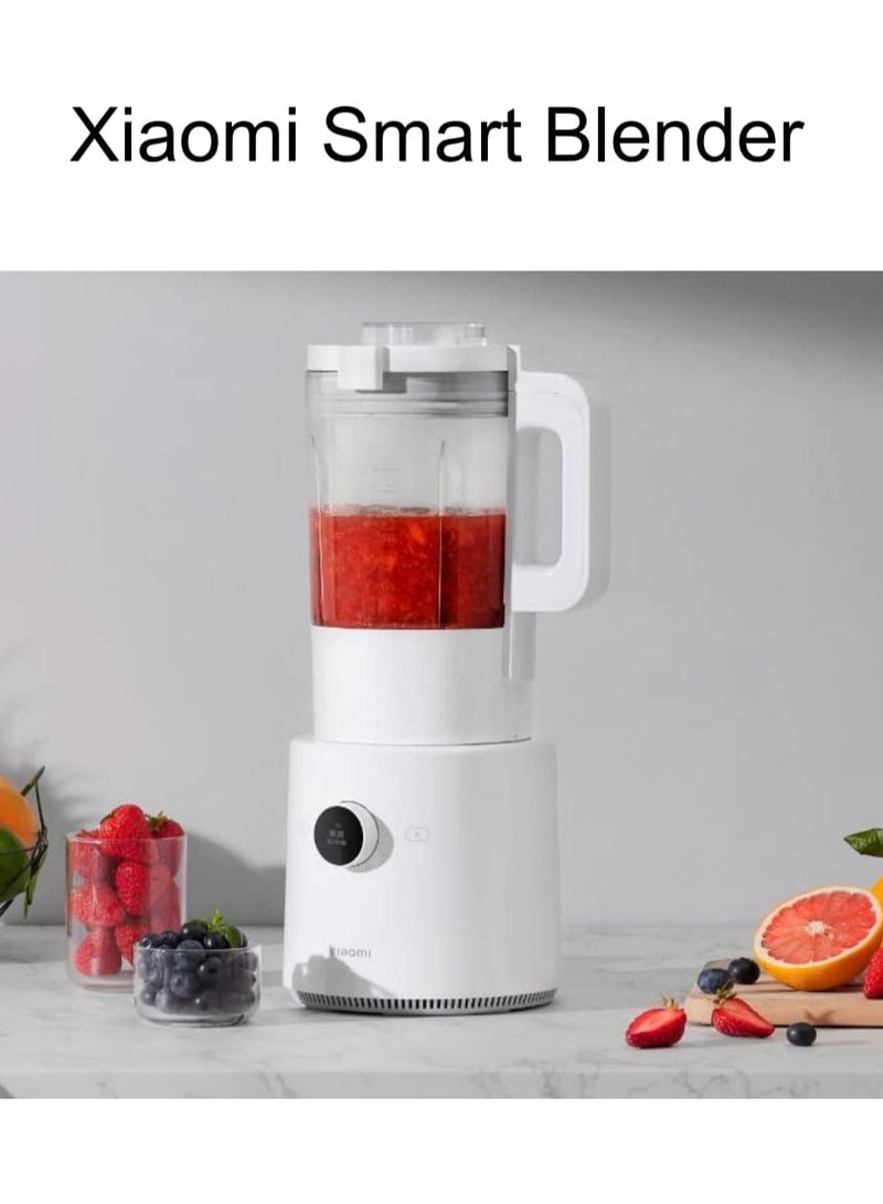 Xiaomi - Smart Blender 1600ml 950W BHR5961GB - White | App Control, Pre-set Programs, Stainless Steel Blades, LCD Display, Overheat Protection, Ideal for Smoothies, Soups & More 1600 ml 950 W BHR5961GB White - Image 1