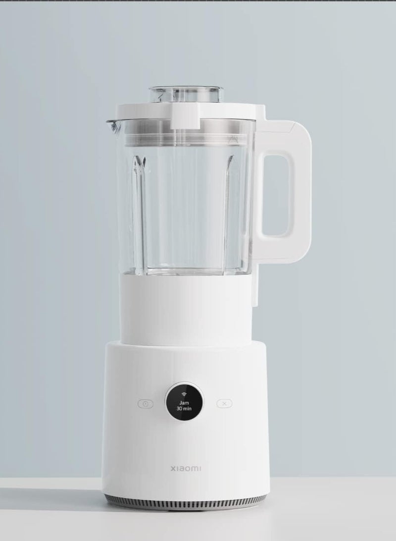 Xiaomi - Smart Blender 1600ml 950W BHR5961GB - White | App Control, Pre-set Programs, Stainless Steel Blades, LCD Display, Overheat Protection, Ideal for Smoothies, Soups & More 1600 ml 950 W BHR5961GB White - Image 1