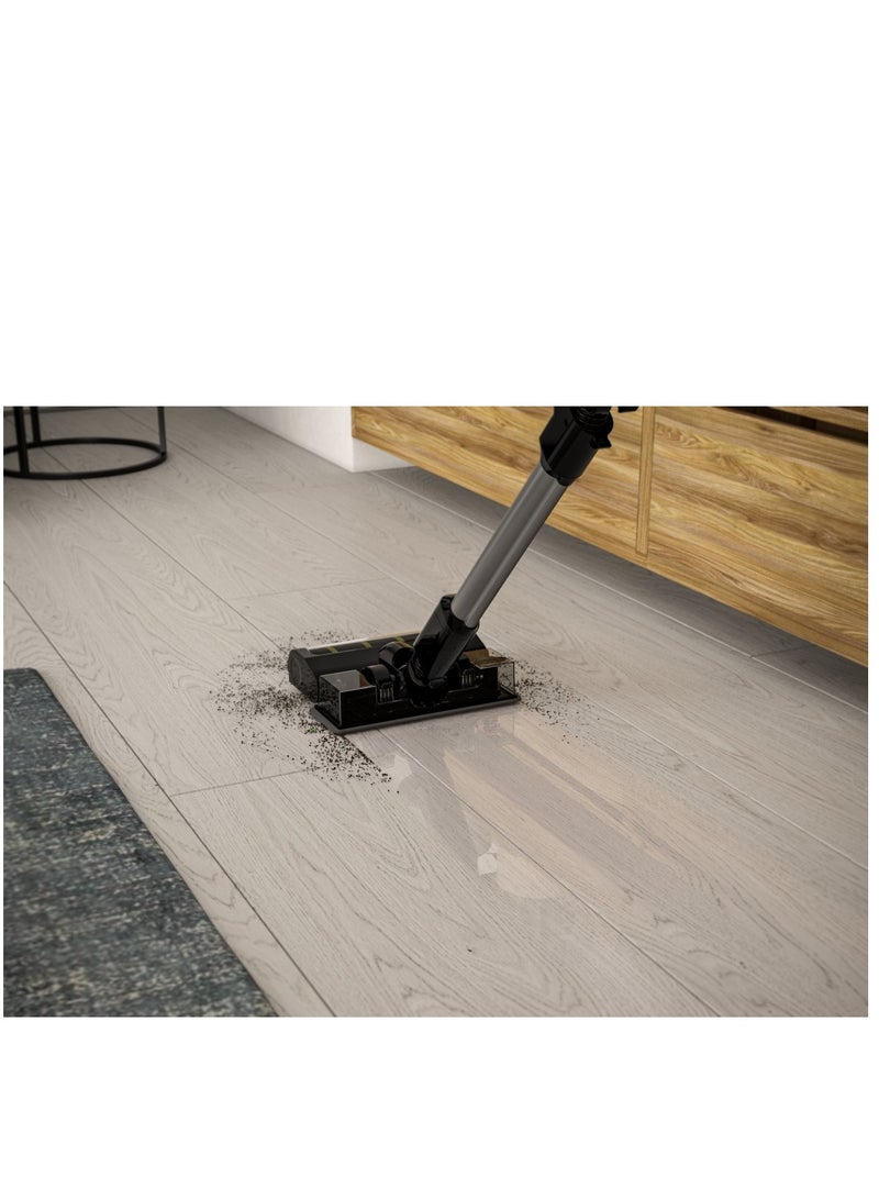 Beko - Cordless Vacuum Cleaner Capacity 0.55 liter Suction Power 100 Grey VRT 84225 VI 0.55 L 350 W VRT84225VI Grey - Image 1