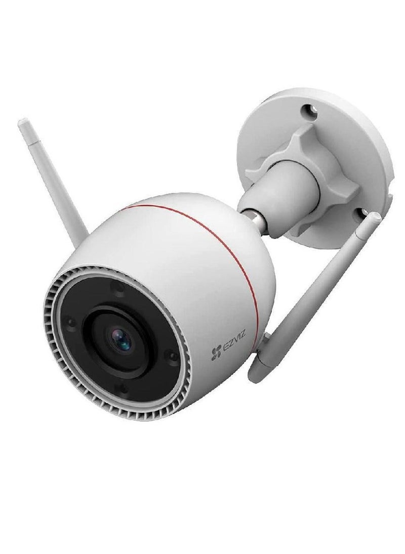 EZVIZ - H3C 2K+ 4mp Outdoor Security Camera Color Night Vision AI Detection Waving Hand Recognition Active Light And Siren Alarm IP67 Weatherproof Two Way Talk Ideal For Home Security - Image 1