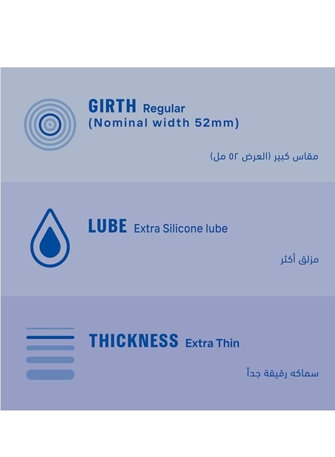 Durex Invisible Extra Thin Condoms Pack Of 12 - Image 4