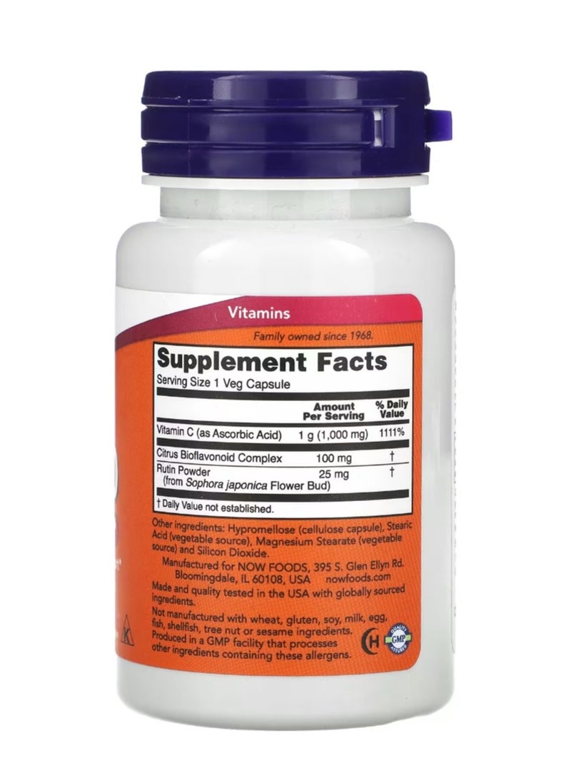 Now Foods C-1000 30 Veggie Capsules  - Image 2