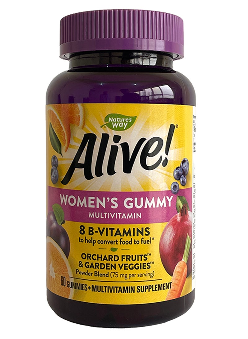 Nature's Way Alive Women's Gummy B-Vitamins 60S