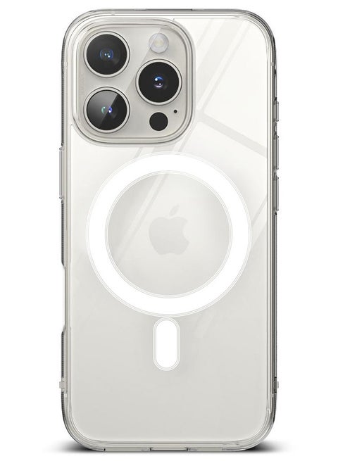 (for iPhone 16 Pro Max) TPU Case,Compatible with MagSafe, Military Grade Protection, Resists Yellowing and Scratches, Magnetic Phone Case Clear