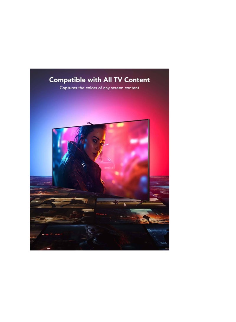 Samsung - Smart TV, Crystal UHD, 50 Inch, 2024 Envisual TV Backlight, 55-65 Inches 50DU8000+GOVEE T2 Black - Image 1