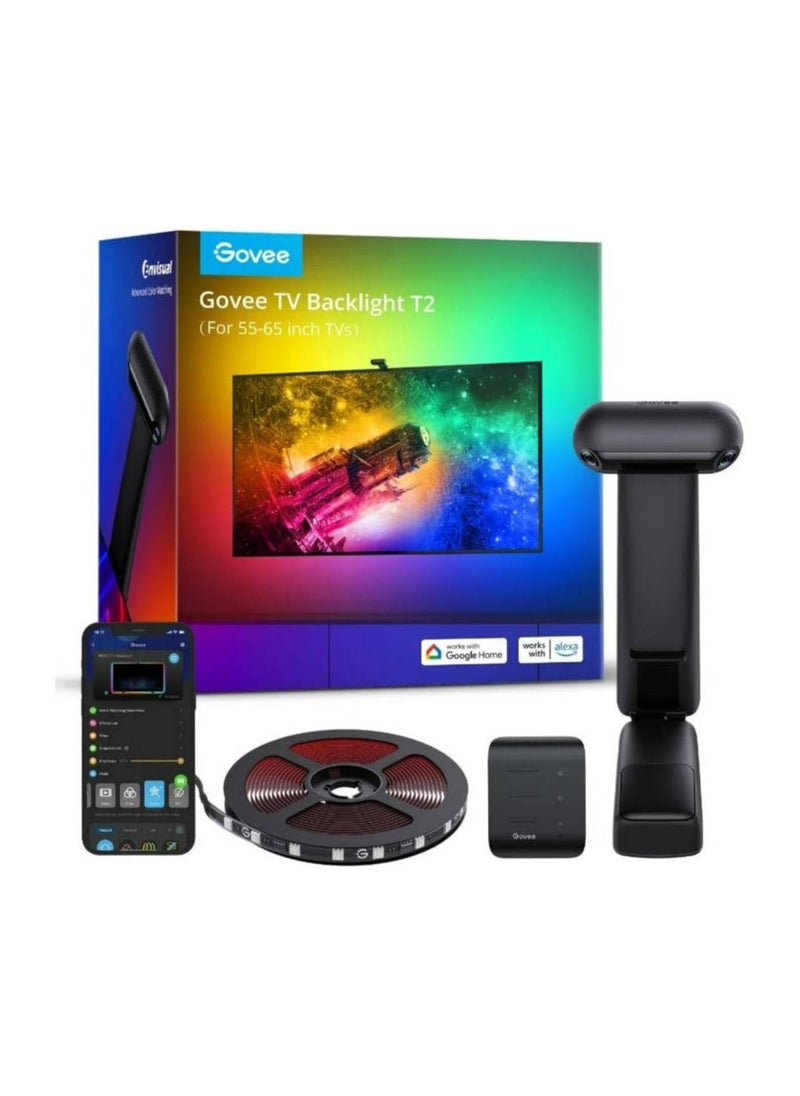 Samsung Smart TV, Crystal UHD, 50 Inch, 2024 Envisual TV Backlight, 55-65 Inches 50DU8000+GOVEE T2 Black - Image 3