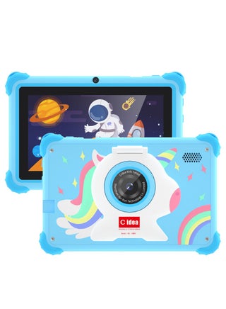 WiFi Kids Smart Tablet Shockproof Edges With Built-in Stand 7-inch Display Android Bluetooth Educational Kids Learning Games For Children Surprise Gifts - pnsku/N70107843V/45/_/1725692573/30e48904-d4e3-4c01-bd55-86a2d977406f