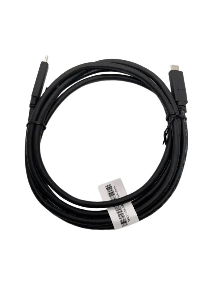 HP USB 3.1 Type-C Male to Male Gen1 5A CM-CM  Cable for HP P/N L07087-001 6Ft 1.8m 20V/5A BLACK - Image 3