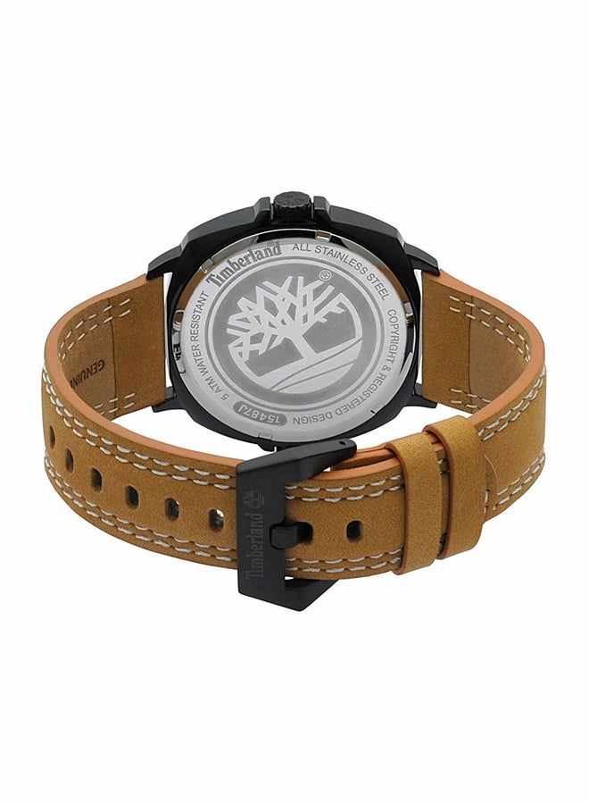 Timberland Men's Timberland Williston 3-Hand Date - Mens Watch - Black Dial, Brown Leather Strap  - Image 3