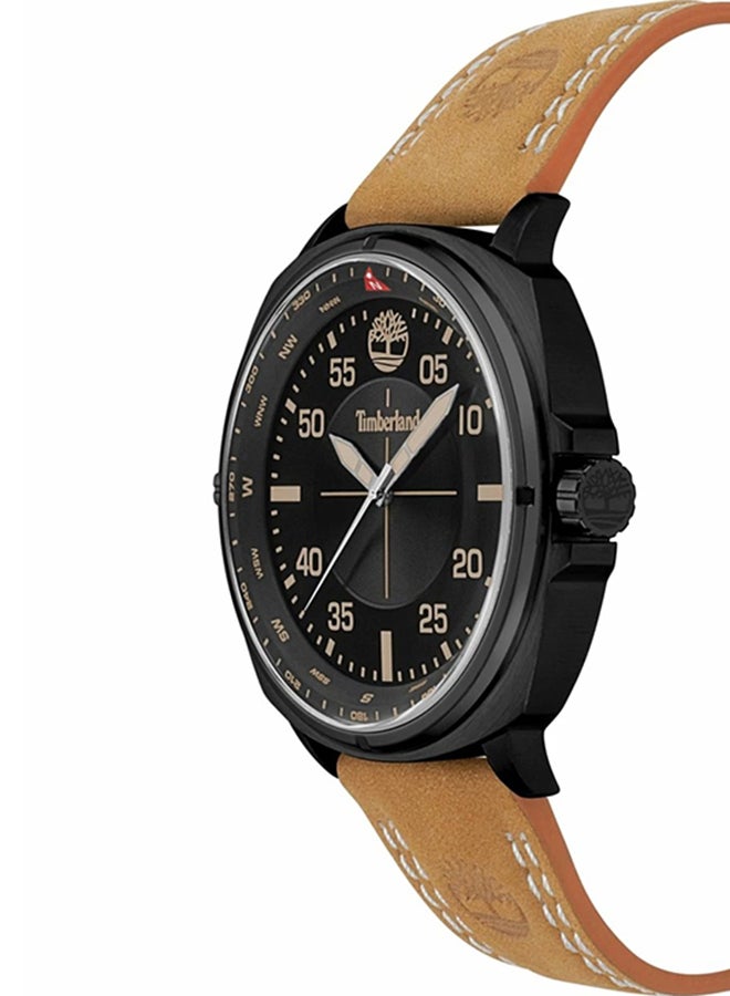 Timberland Men's Timberland Williston 3-Hand Date - Mens Watch - Black Dial, Brown Leather Strap  - Image 2
