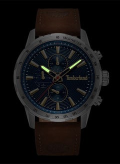Timberland Men's Timberland Kennebunk Multifunction - Mens Watch - Blue Dial, Brown Leather Strap  - Image 5