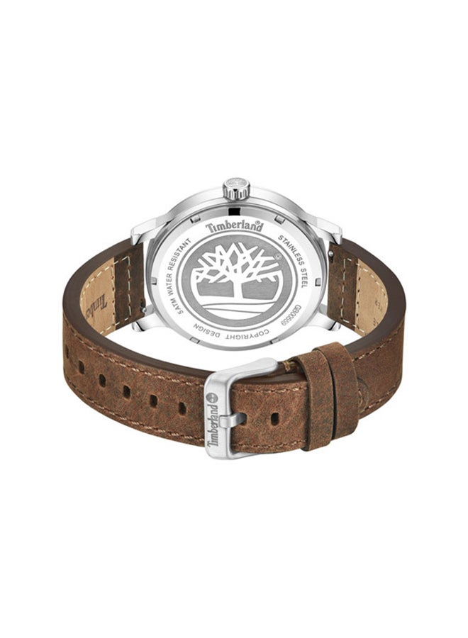Timberland Men's Timberland Driscoll Quartz - Mens Watch - Green Dial, Brown Leather Strap  - Image 2