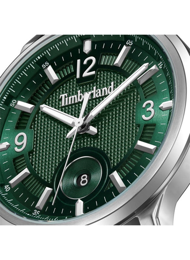 Timberland Men's Timberland Driscoll Quartz - Mens Watch - Green Dial, Brown Leather Strap  - Image 3