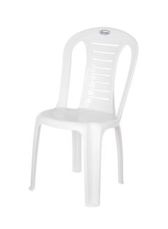 ESQUBE Sturdy Armless Jasmine Chair White  - Image 1