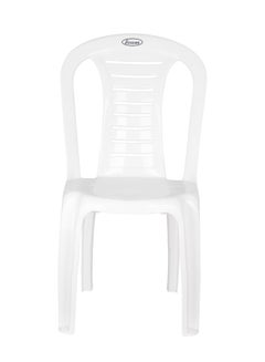 ESQUBE Sturdy Armless Jasmine Chair White  - Image 3