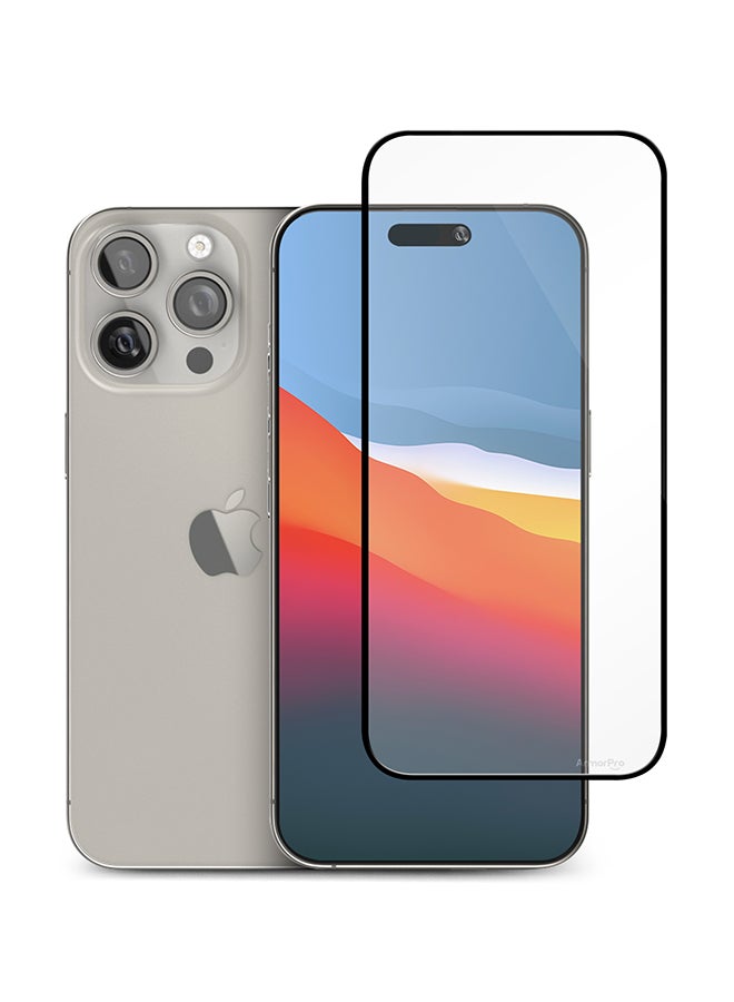ArmorPro Screen Protector HD For iPhone 16 Pro (iPhone 2024 6.3'') Clear - Image 2