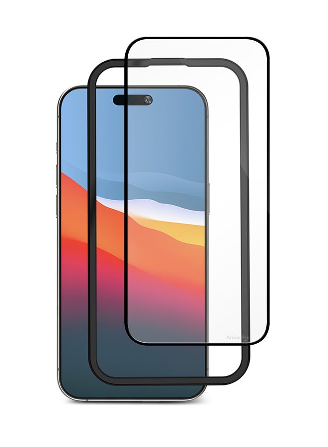 ArmorPro Screen Protector HD For iPhone 16 Pro (iPhone 2024 6.3'') Clear - Image 3