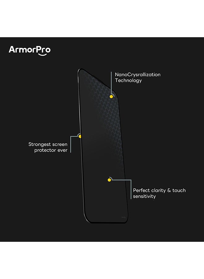 ArmorPro CeramicDefender Screen Protector HD For iPhone 16 Pro (iPhone 2024 6.3") Clear - Image 2