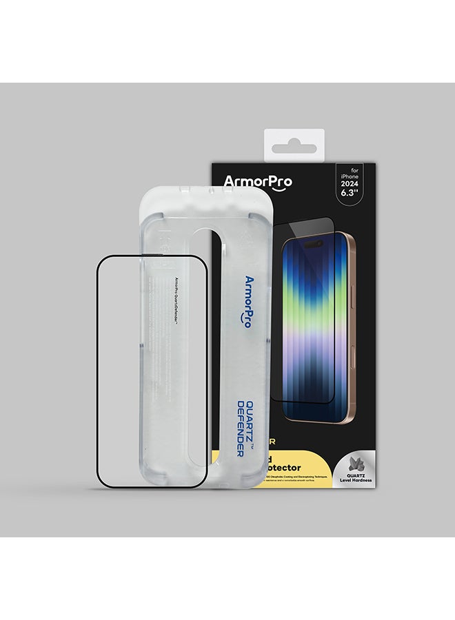 ArmorPro UltraHard Screen Protector HD For iPhone 16 Pro (iPhone 2024 6.3") Clear - Image 5