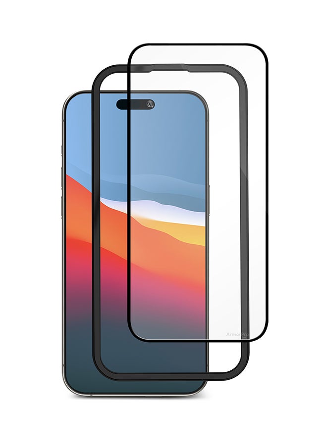 ArmorPro 3-in-1 Combo (HD Screen Protector & Camera Lens & Clear Case with Magsafe) HD For iPhone 16 Pro (iPhone 2024 6.3") Clear - Image 3