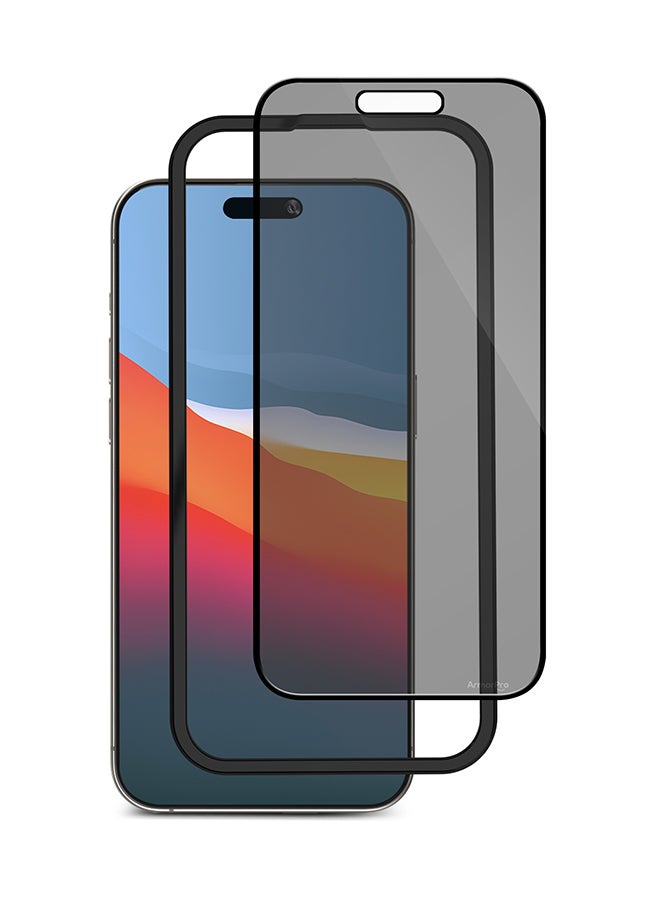 ArmorPro 3-in-1 Combo (Privacy Screen Protector & Camera Lens & Clear Case) For iPhone 16 Pro Max (iPhone 2024 6.9") Multicolor - Image 3